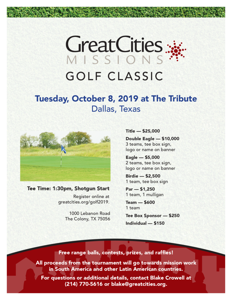 Events Great Cities Missions